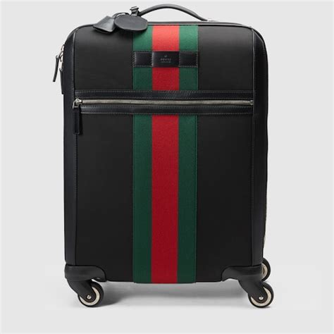 red gucci suitcase|Gucci suitcase for men.